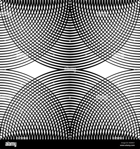 Grid Mesh Pattern Of Circles With Dynamic Lines Circular Grid Stock