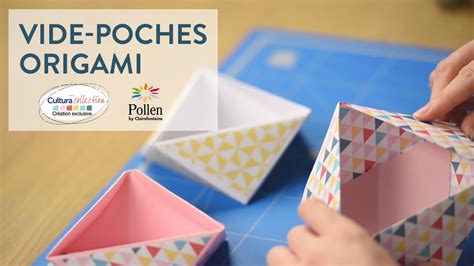 Diy Créatif Vide Poches Origami Youtube