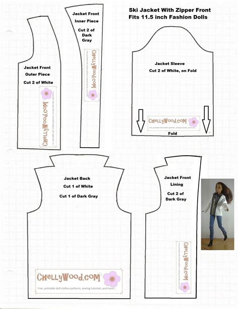free printable barbie clothes patterns