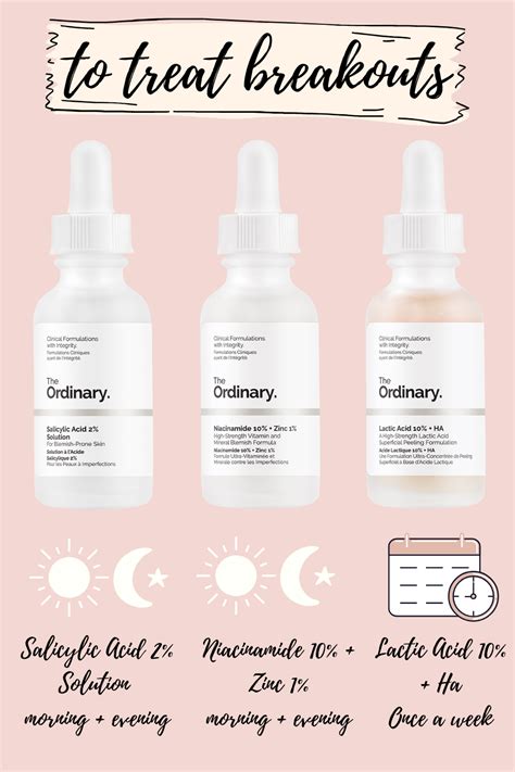 The Ordinary Skincare Routine For Breakouts Face Skin Care Skin Care