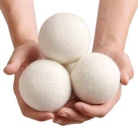 buy 6pcs wool dryer balls natural reusable laundry clean ball practical home