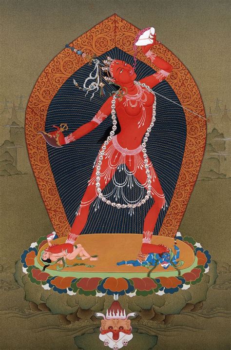 Vajrayogini Thangka Dakini Original Painting Of Dakini Tibetan