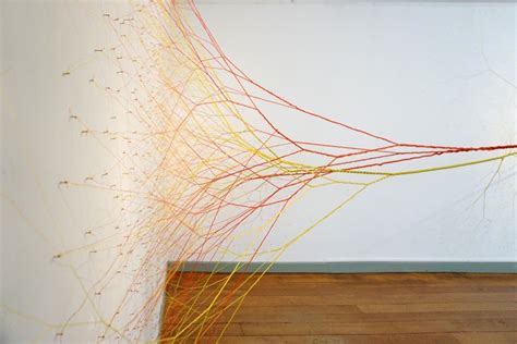 Artist Creates Intricate Installations Out Of Colourful Nylon Ropes