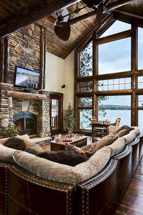 Superb Cozy And Rustic Cabin Style Living Rooms Ideas No 49 Superb Cozy And Rustic Cabin Style