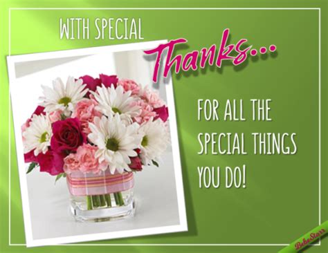 With Special Thanks Free For Everyone Ecards Greeting Cards 123