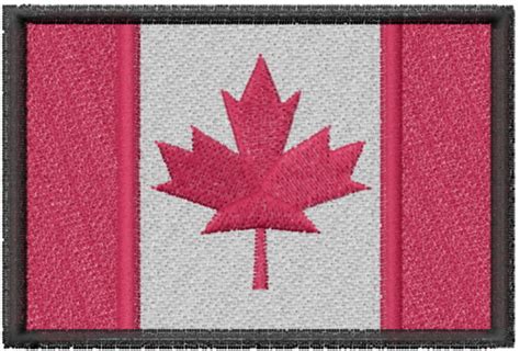 Canada Flag Embroidery Design | AnnTheGran