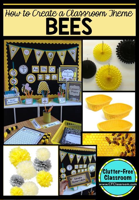Bees Themed Classroom Ideas And Printable Classroom Decorations