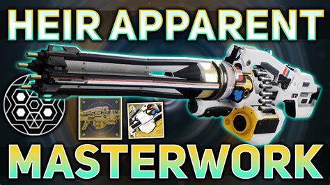Heir Apparent MASTERWORK Exotic Catalyst Review How To Complete Destiny Season Of The