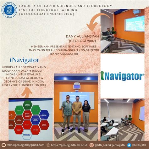 Program Studi Teknik Geologi Fakultas Ilmu Dan Teknologi Kebumian Hibah Sofeware Dari TNavigator