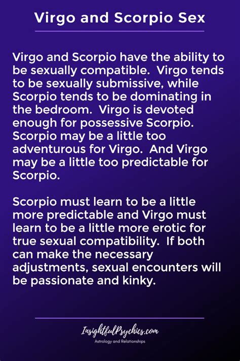 Virgo And Scorpio Compatibility Sex Love And Friendship Virgo And