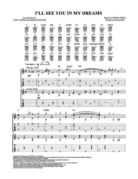 Come to my dreams daylight won't find us here we're finally free free to go anywhere so give me the strength strength just to say goodbye goodbye to the world, the world we could leave behind. Download I'll See You In My Dreams Sheet Music By Chet ...