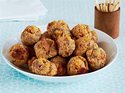 Sausage Balls Recipe Food Network Recipes Holiday Appetizers