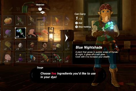 How To Dye Your Clothes And Armor In Breath Of The Wild Polygon