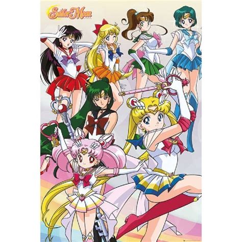 Sailor Moon Love And Justice Poster Rolled Only Video Game Heaven