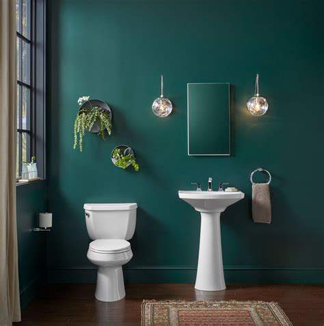 Find glamorous peacock blue color combinations at shutterstock. Trend alert! Opt for a jewel tone in your bathroom instead ...