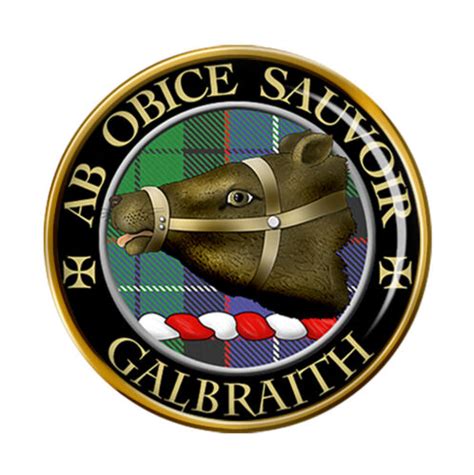 Galbraith Scottish Clan Pin Badge Ebay
