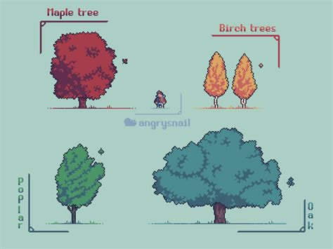 Trees Rpixelart