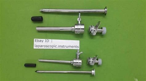 Laparoscopic Trocar Cannula 10mm And 5mm Instruments 2pc Everything Else