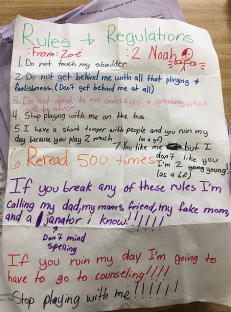 La Ingeniosa Carta De Una Niña De 11 Años A Un Compañero Que La Acosaba Estarguapas