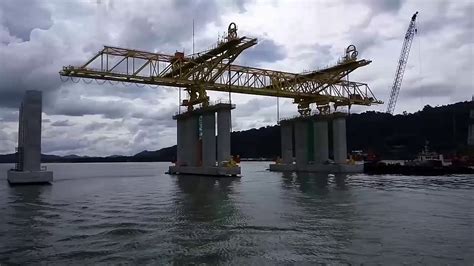 Jembatan grand danyang, tiongkok (164,8 km). Proses pembangunan calon jembatan terpanjang se Asia ...