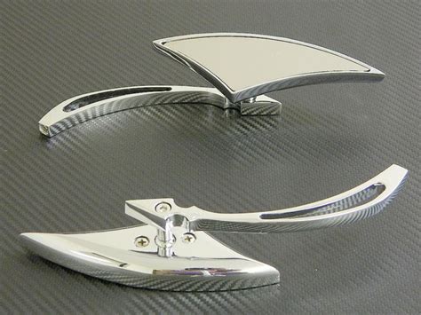 Find Universal Chrome Spear Style Rearview Mirrors For Cruiser Chopper Motorcycle In Temple City