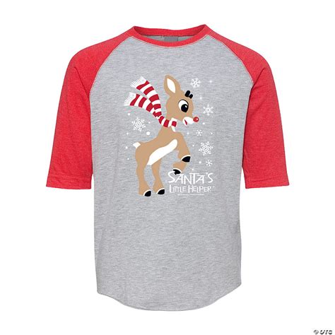 Rudolph The Red Nosed Reindeer Santas Little Helper Youth T Shirt