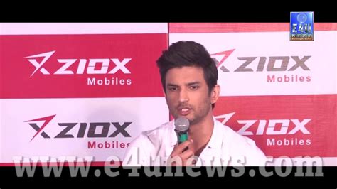 Ziox Mobile Launch In Presence Of Sushant Singh Rajput Youtube