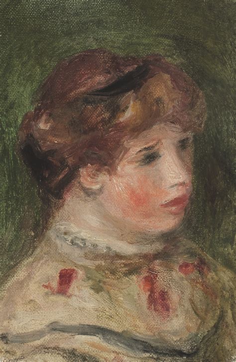 Pierre Auguste Renoir 1841 1919 Portrait De Femme Christies