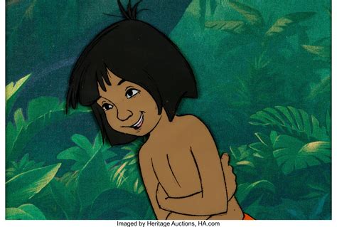 The Jungle Book Mowgli Production Cel Walt Disney 1967 Jungle