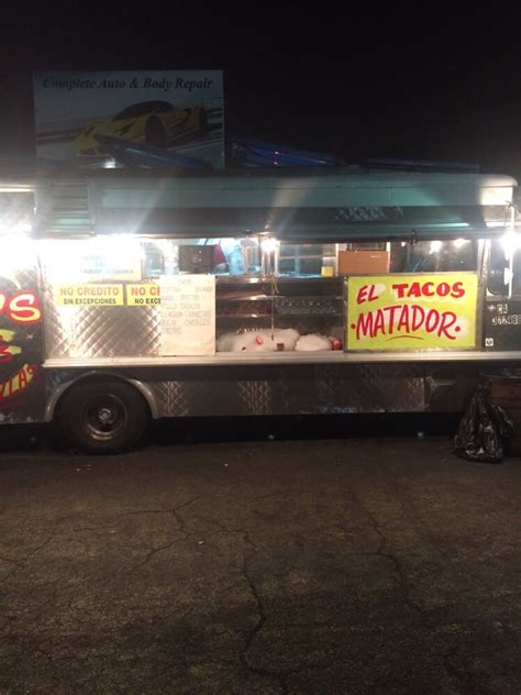 The made from scratch food truck is the perfect blend of chef dj dallas green's love for music and food. El Matador Taco Truck - East Hollywood - Los Angeles, CA ...