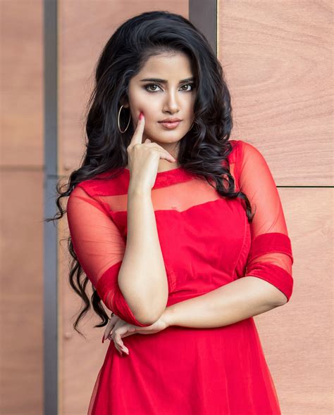 Anupama Parameswaran Hot In Red Saree Latest Photos Hd