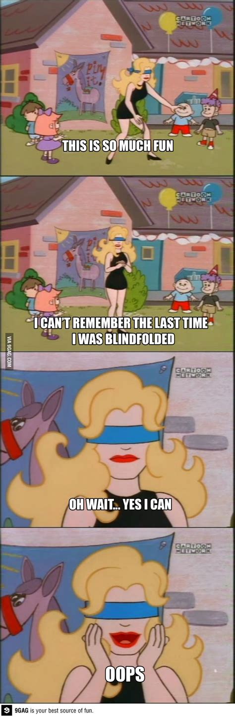 I Cant Remember The Last Time I Was Blindfolded Old Cartoons Cartoon