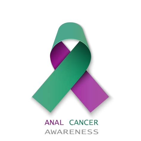 Premium Vector Anal Cancer Awareness Day Ribbon