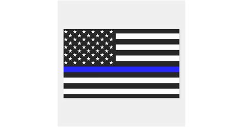 Blue Lives Matter Rectangular Sticker