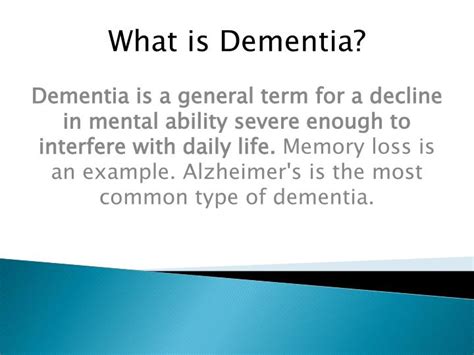 Ppt Unit 40 Dementia Care Powerpoint Presentation Id3720760