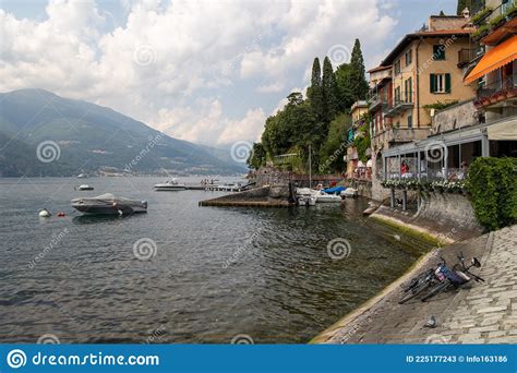 Varenna Famous Italian Village Como Lake Editorial Photo