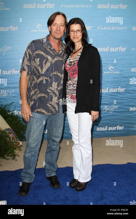 Kevin Sorbo And His Wife Sam Jenkins Soul Surfer Los Angeles Premiere Held At The Arclight
