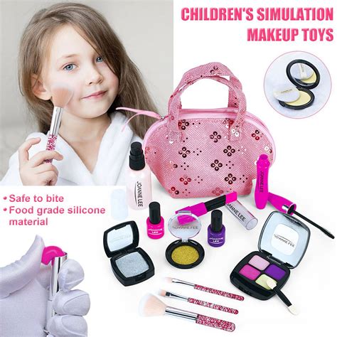 Lnkoo Kids Princess Makeup Toys Kit For Girl Pretend Cosmetic Set