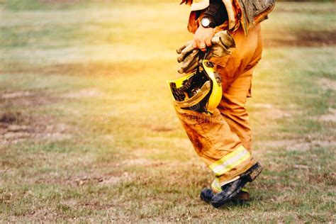 Fireman Walking Stock Image Image Of Firemen Firefighter 102151069