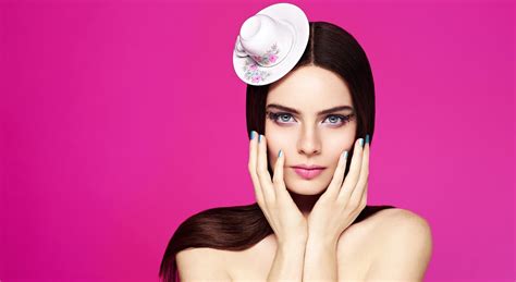 Womens White And Pink Mini Hat Hd Wallpaper Wallpaper Flare