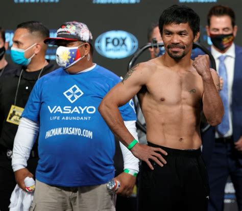 Bangkok Post Pacquiao Makes Weight For Welterweight Title Fight