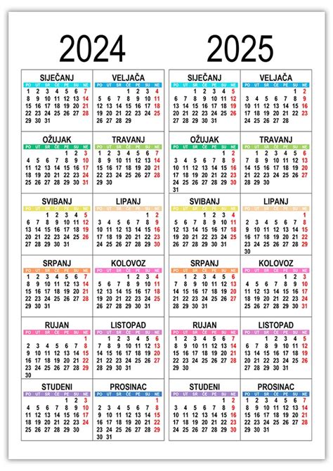 Kalendar 2024 2025 Kalendarisu