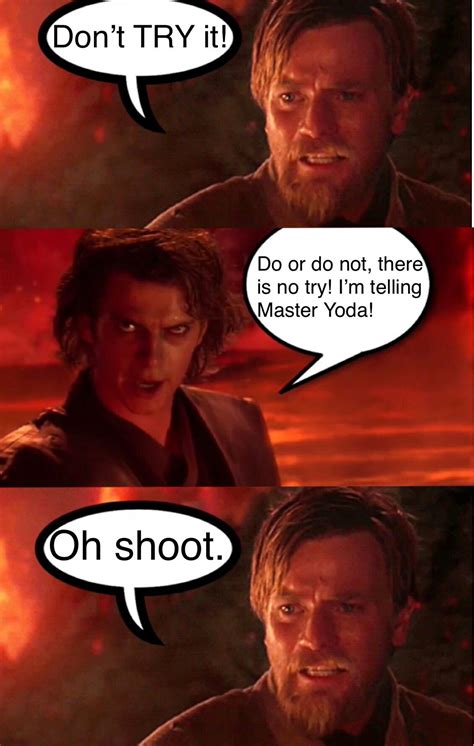 Poor Choice Of Words Obi Wan Funny Star Wars Memes Star Wars