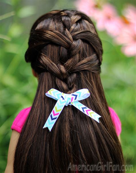 I hope you guys like these hairstyles for #backtoschoolwithag official instagram/updates account. Doll Hairstyle: Half-Up French Braid! (AmericanGirlFan)