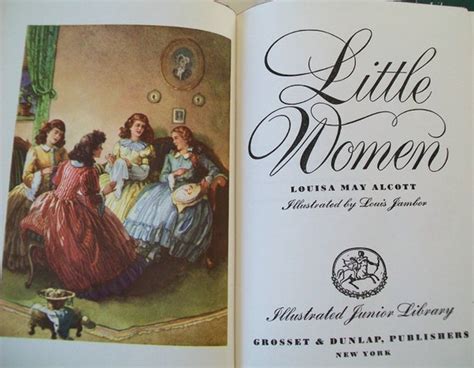 Vintage 1947 Little Women Book Hardbound Book Jacket Louisa