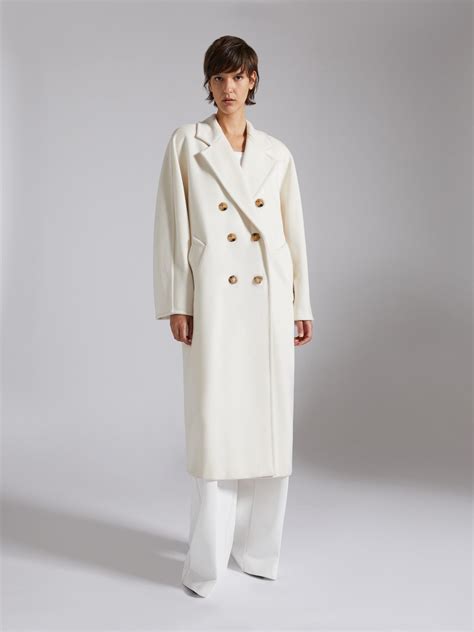 Max Mara Women 101801 Madame Icon Coat In White Lyst