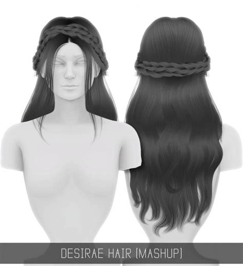 Sims 4 Hairs ~ Simpliciaty Desirae Hair Retextured