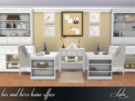 His And Hers Home Office The Sims 4 Catalog