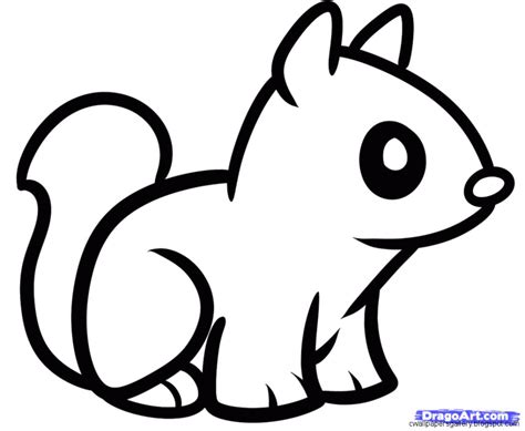 Easy Cute Baby Animals To Draw Clipart Best Clipart Best