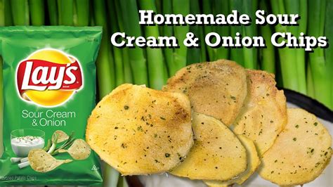 Homemade Sour Cream And Onion Chips Youtube